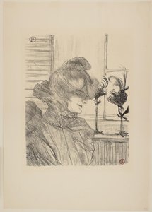 Madam Le Margoin, şapkacı by Henri de Toulouse Lautrec
