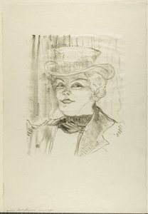 Madam Rejane by Henri de Toulouse Lautrec