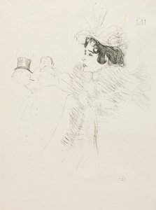 Bayan May Belfort, 1895. by Henri de Toulouse Lautrec