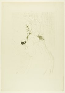 Bayan May Belfort Yay Alırken by Henri de Toulouse Lautrec