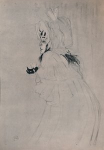 Bayan May Belfort Karşılama, 1895 dolayları, 1946. by Henri de Toulouse Lautrec