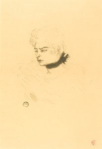 Bayan Yeşil Bezelye by Henri de Toulouse Lautrec