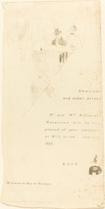 Bay ve Bayan Alexandre Natanson Daveti, 1895. by Henri de Toulouse Lautrec