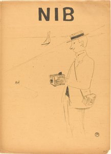 Uç veya Amatör Fotoğrafçı [sağ ön] by Henri de Toulouse Lautrec