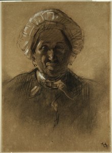 Yaşlı kadın by Henri de Toulouse Lautrec