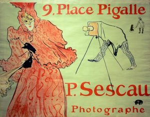 P.Sescau / Fotoğrafçı by Henri de Toulouse Lautrec