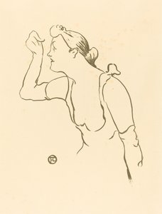 Paula Brebion, 1893. by Henri de Toulouse Lautrec