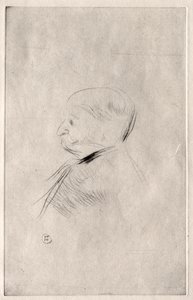 MX'in portresi, 1898. by Henri de Toulouse Lautrec
