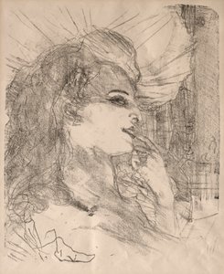 Aktör ve Aktris Portreleri: On Üç Taş Baskı: Anna Held by Henri de Toulouse Lautrec