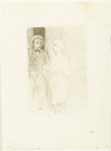 Portret van oyuncuları Léonie Yahne, Henri Mayer