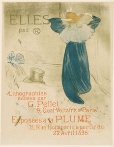 Elles için afiş by Henri de Toulouse Lautrec