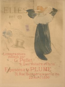 Elles için afiş, 1896. by Henri de Toulouse Lautrec