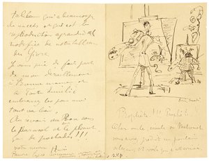 Princeteau ve Lautrec by Henri de Toulouse Lautrec
