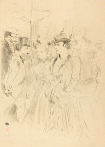 Gezinti (Promenoir) by Henri de Toulouse Lautrec