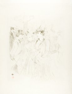 gezinti yeri by Henri de Toulouse Lautrec