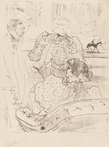 Rosmersholm; rehin by Henri de Toulouse Lautrec