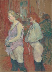 Rue des Moulins, 1894, 1894. by Henri de Toulouse Lautrec