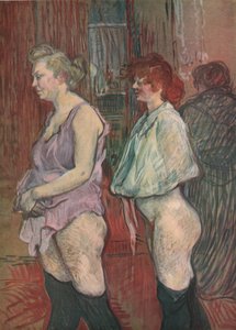 "Rue des Moulins", 1894, 1952. by Henri de Toulouse Lautrec