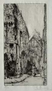 Rouen'deki Saint-Etienne des Tonneliers by Henri de Toulouse Lautrec