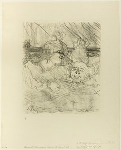 baştan çıkarma by Henri de Toulouse Lautrec