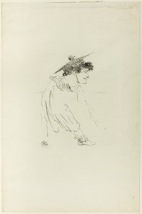Küçük İngiliz Kızı (Bayan Dolly) by Henri de Toulouse Lautrec