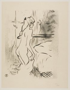 Bir Kadının Çalışması by Henri de Toulouse Lautrec