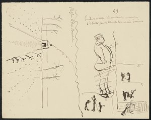 Su altında kalma, 1881 by Henri de Toulouse Lautrec