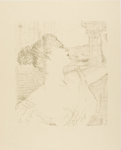On Üç Litograftan Sybil Sanderson by Henri de Toulouse Lautrec