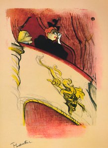 Yaldızlı Maskeli Kutu, 1893, 1946 by Henri de Toulouse Lautrec