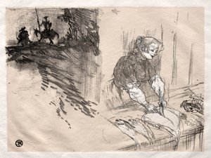 Kısa Sevinçler: Kapak, 1897. by Henri de Toulouse Lautrec
