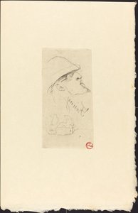 Kaşif Vicomte de Brettes (Explorer L.J. Vicomte de Brettes?) by Henri de Toulouse Lautrec