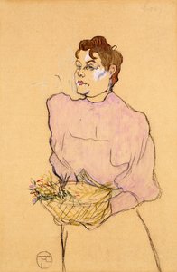 Çiçek Satıcısı, 1894 by Henri de Toulouse Lautrec