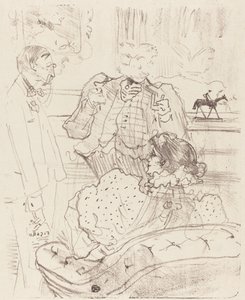 Forfeit La gage, 1897. by Henri de Toulouse Lautrec