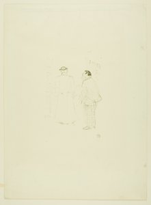 Jourdan and Brown'da Baş Satıcı by Henri de Toulouse Lautrec