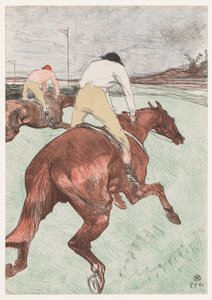 jokey by Henri de Toulouse Lautrec