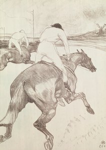 Jokey, 1899 (renkli litografi) by Henri de Toulouse Lautrec