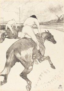 Jokey Le jokey, 1899. by Henri de Toulouse Lautrec