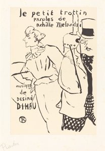 Küçük Uşak Kızı (Le petit trottin) by Henri de Toulouse Lautrec
