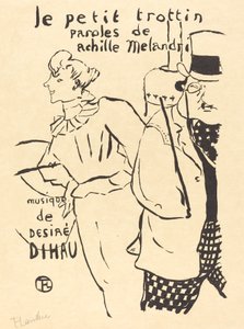Küçük Emekçi Kız Le petit trottin, 1893. by Henri de Toulouse Lautrec