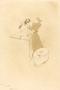Milliner (The Milliner - Renée Vert) by Henri de Toulouse Lautrec
