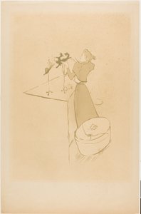 Milliner, Renee Vert by Henri de Toulouse Lautrec