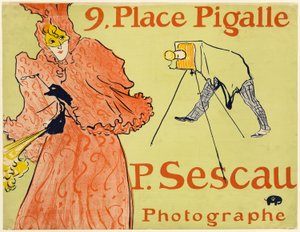 Fotoğrafçı Sescau by Henri de Toulouse Lautrec