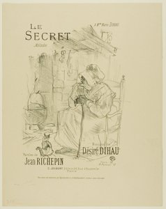 Melodilerden Sır, Désiré Dihau tarafından by Henri de Toulouse Lautrec