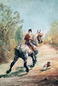 Küçük Köpekli Paça Atlısı, 1879