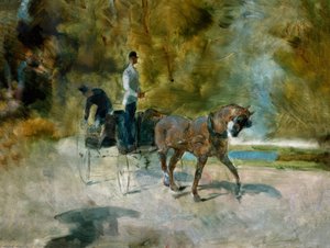 köpek arabası by Henri de Toulouse Lautrec
