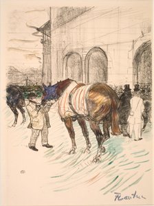 yarış pisti by Henri de Toulouse Lautrec