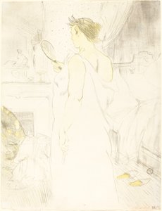 Aynadaki Kadın by Henri de Toulouse Lautrec