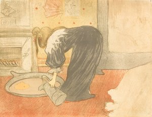 Küvetteki Kadın Femme au küvet, 1896. by Henri de Toulouse Lautrec