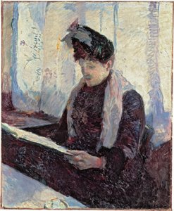kafede kadın by Henri de Toulouse Lautrec