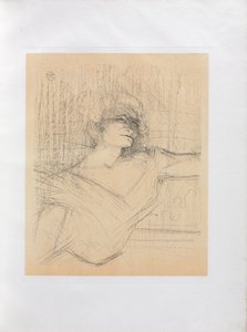 Yvette Guilbert-İngilizce Serisi: Tutkalda by Henri de Toulouse Lautrec